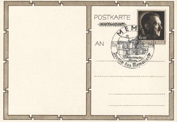 Postkarte Memel (Memelland allemand)