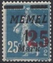 Timbre 1923 Memel 2