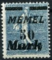 Timbre 1923 Memel 3